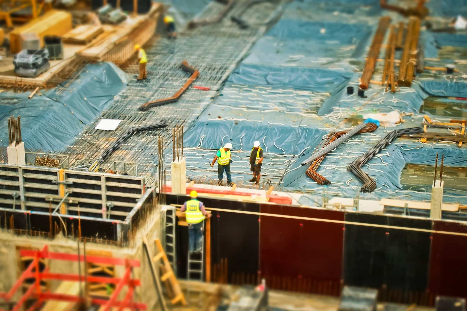 Commercial site seen from above