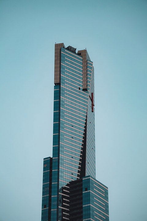 High-rise building against the sky