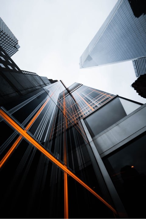 Commercial building facade